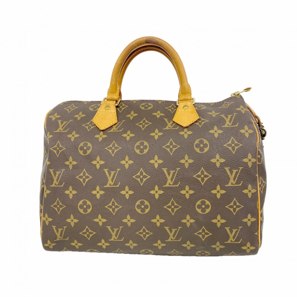 LOUIS VUITTON Brown Monogram Speedy 30 Bag